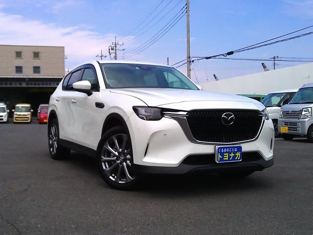 ＣＸ－６０ ２５Ｓ　Ｌパッケージ　被害軽減ブレーキ／純正ナビ／１２．３インチモニター／３６０度モニター／シースルーパッケージ／マイコックピットパッケージ／ＬＥＤヘッドランプ／皮シート／シートヒーター／ワンオーナー／ＥＴＣ／２０インチ（3枚目）