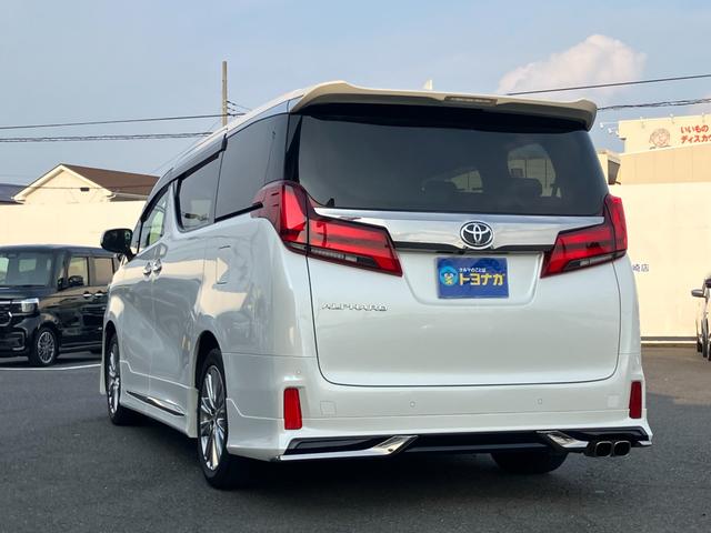 アルファード ２．５Ｓ　タイプゴールド　９インチナビ　後席フリップダウンモニター　モデリスタエアロ付　バックカメラ　ＬＥＤヘッドライト　フォグランプ　両側パワースライドドア　ＥＴＣ２．０　タイヤ４本新品　パワーバックドア　純正アルミ（8枚目）