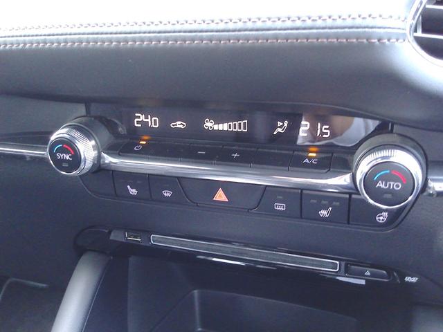 ＭＡＺＤＡ３ファストバック ＸＤ　Ｌパッケージ　被害軽減ブレーキ／８，８インチ純正ナビ／フルセグＴＶ／Ｂｌｕｅｔｏｏｔｈ対応／３６０度ビューモニター／レーダークルーズコントロール／ＨＵＤ／黒革シート／シートヒーター／ステアリングヒーター／ＬＥＤ（19枚目）