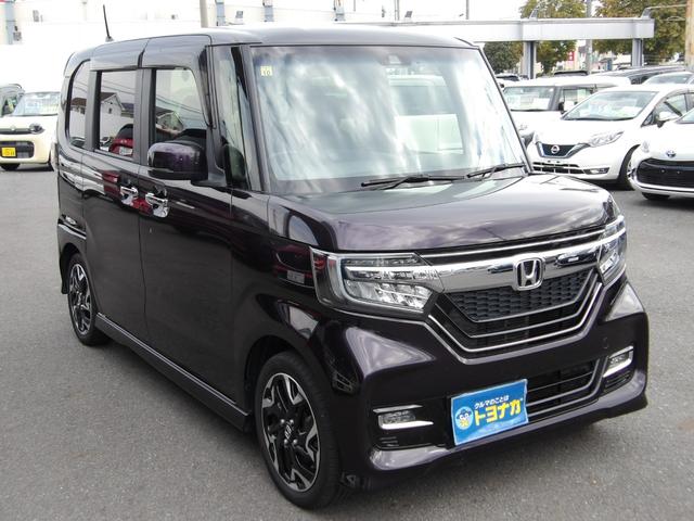 N-BOXカスタム G・Lターボホンダセンシング 純正メモリーナビ フルセグ バックカメラ ETC車載器 運転席助手席シートヒーター 純正15インチアルミ 両側パワースライドドア パドルシフト ステアリングスイッチ LEDヘッドライト LEDフォグ(5枚目)