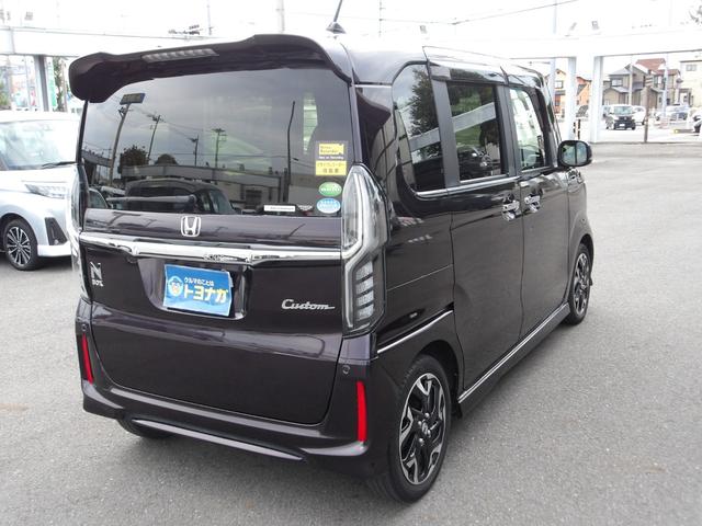 N-BOXカスタム G・Lターボホンダセンシング 純正メモリーナビ フルセグ バックカメラ ETC車載器 運転席助手席シートヒーター 純正15インチアルミ 両側パワースライドドア パドルシフト ステアリングスイッチ LEDヘッドライト LEDフォグ(12枚目)
