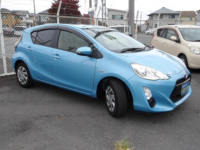 アクア S 純正7インチSDナビ/ワンセグTV/Bluetooth対応/プッシュスタート/オートライト/ETC(4枚目)