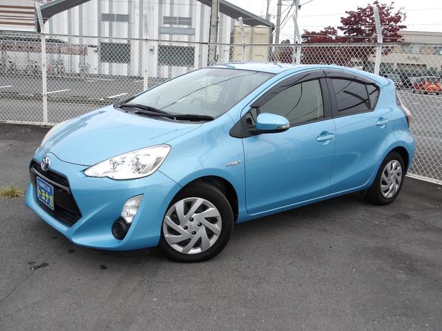 アクア S 純正7インチSDナビ/ワンセグTV/Bluetooth対応/プッシュスタート/オートライト/ETC(5枚目)