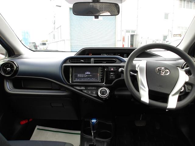 アクア S 純正7インチSDナビ/ワンセグTV/Bluetooth対応/プッシュスタート/オートライト/ETC(14枚目)