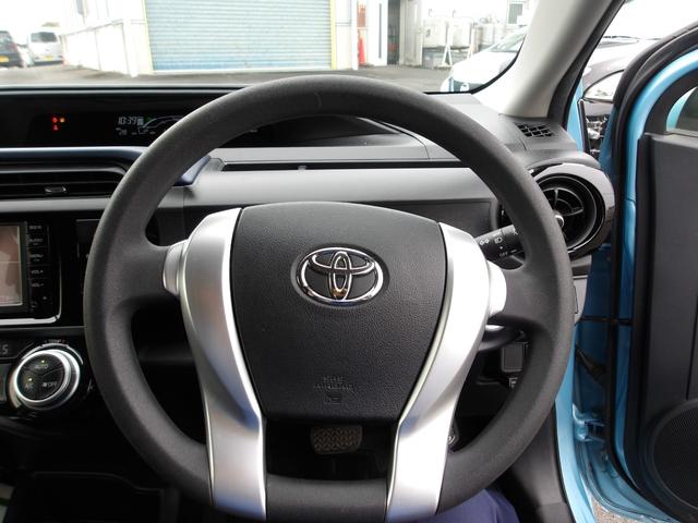 アクア S 純正7インチSDナビ/ワンセグTV/Bluetooth対応/プッシュスタート/オートライト/ETC(19枚目)