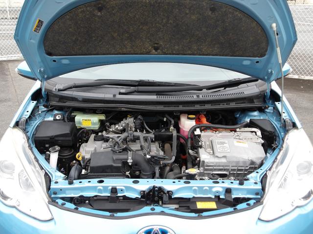 アクア S 純正7インチSDナビ/ワンセグTV/Bluetooth対応/プッシュスタート/オートライト/ETC(30枚目)