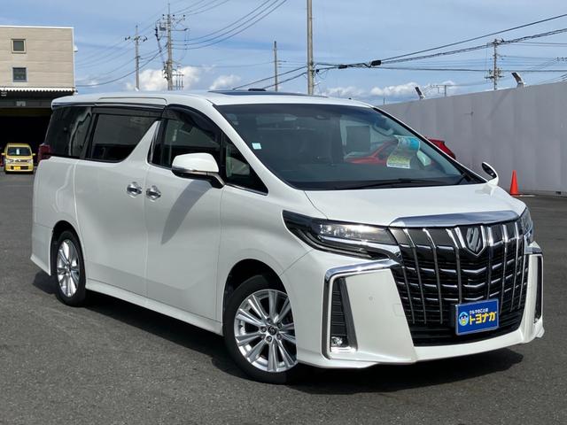 アルファード 2.5S 純正8インチセンターディスプレイ Bカメラ プリクラッシュセーフティ LEDヘッドライト フロントリアクリアランスソナー 両側パワースライドドア ダブルサンルーフ タイヤ4本新品(8枚目)