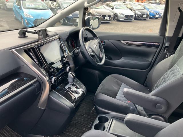 アルファード 2.5S 純正8インチセンターディスプレイ Bカメラ プリクラッシュセーフティ LEDヘッドライト フロントリアクリアランスソナー 両側パワースライドドア ダブルサンルーフ タイヤ4本新品(26枚目)