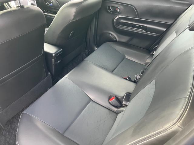 アクア Gブラックソフトレザーセレクション 純正9インチSDナビ フルセグTV フルセグTV バックカメラ トヨタセーフティセンス ETC Bluetooth 車検令和9年10月まで 走行距離41561km(17枚目)