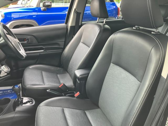 アクア Gブラックソフトレザーセレクション 純正9インチSDナビ フルセグTV フルセグTV バックカメラ トヨタセーフティセンス ETC Bluetooth 車検令和9年10月まで 走行距離41561km(21枚目)