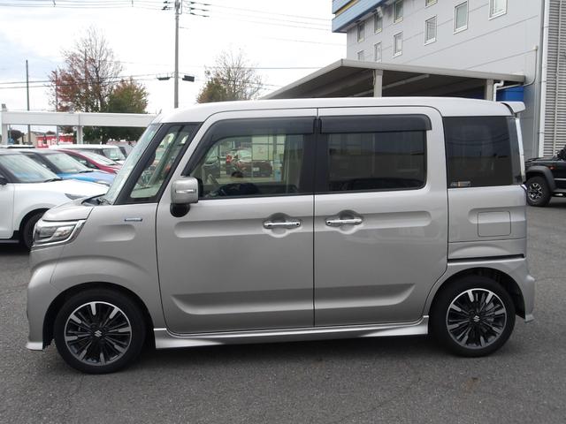 スペーシアカスタム ハイブリッドＸＳターボ　４ＷＤ　純正８インチメモリーナビゲーション　バックカメラ　ＬＥＤヘッドライト　キーフリー＆プッシュスタート　前席シートヒーター　ステアリングスイッチ（14枚目）