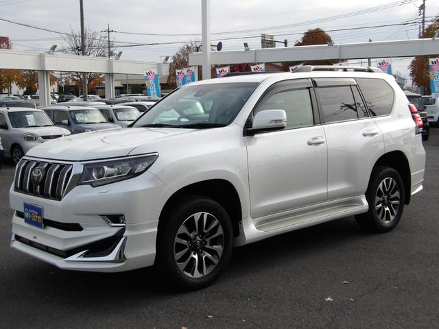 ランドクルーザープラド ＴＸ　Ｌパッケージ　モデリスタエアロ　サンルーフ　純正ナビ　フルセグ　全方位カメラ　ＥＴＣ２．０車載器　ＬＥＤヘッドライト　純正１９インチアルミ　運転席助手席パワーシート　運転席助手席シートベンチレーション（2枚目）
