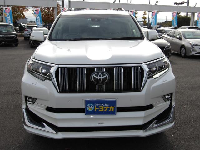 ランドクルーザープラド ＴＸ　Ｌパッケージ　モデリスタエアロ　サンルーフ　純正ナビ　フルセグ　全方位カメラ　ＥＴＣ２．０車載器　ＬＥＤヘッドライト　純正１９インチアルミ　運転席助手席パワーシート　運転席助手席シートベンチレーション（4枚目）