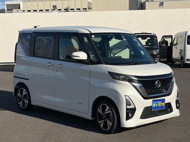 ルークス ハイウェイスター　Ｇターボプロパイロットエディション　７インチナビゲーション　アラウンドビューカメラ　両側パワースライドドア　ＬＥＤヘッドライト　衝突軽減ブレーキ　クリアランスソナー　ステアリングスイッチ　キーフリー（3枚目）