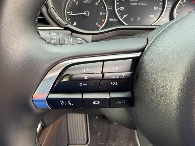 CX-30 XD ツーリング ハーフレザーシート 運転席助手席シートヒーター アラウンドビューカメラ クリアランスソナー ステアリングスイッチ ステアリングヒーター LEDヘッドライト 衝突軽減ブレーキ(15枚目)