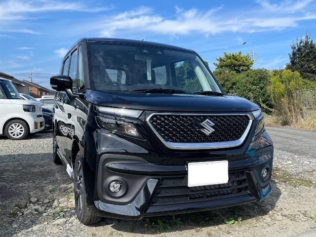 ソリオバンディット ハイブリッドＭＶ　スズキセーフティサポート装着車　後部座席両側自動スライドドア　フルオートエアコン　ＵＳＢソケット　電動格納式ドアミラー　プレミアムＵＶ＆ＩＲカットガラス（フロント）６スピーカー（22枚目）