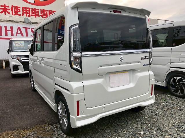 スペーシアカスタム ハイブリッドGS 届出済済未使用車/衝突被害軽減ブレーキ フルLEDLEDサイドターンランプ付電動パーキングブレーキ後席右側パワースライドドア14インチアルミホイール2スピーカー(7枚目)