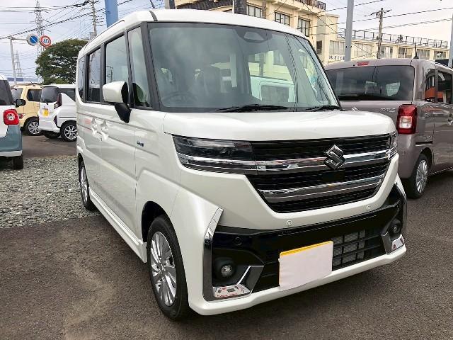 スペーシアカスタム ハイブリッドGS 届出済済未使用車/衝突被害軽減ブレーキ フルLEDLEDサイドターンランプ付電動パーキングブレーキ後席右側パワースライドドア14インチアルミホイール2スピーカー(44枚目)