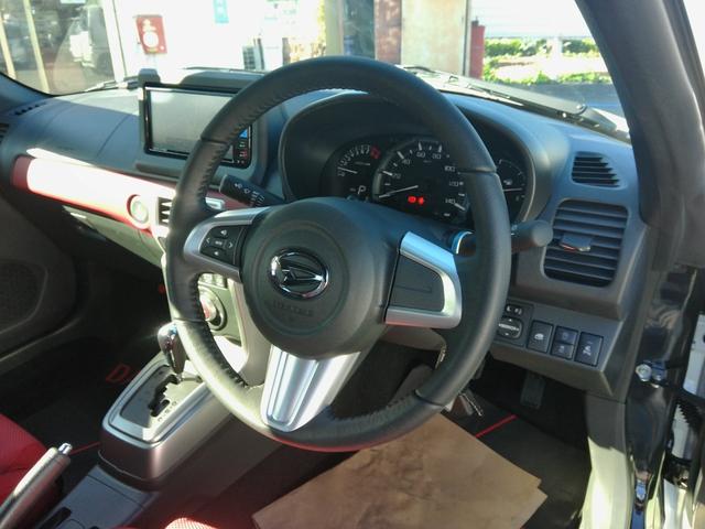 コペン セロ 届出済み未使用車 内装赤シート 純正ナビ&フルセグTV DVD再生&CD録音&Bluetooth対応 メーカー新車保証5年付き(7枚目)