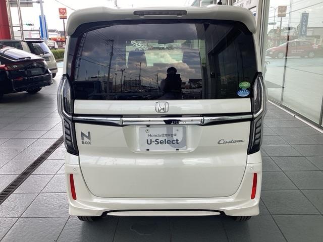 N-BOXカスタム G・Lホンダセンシング 地デジTV 整備記録簿 助手席エアバッグ キーレス アイドリングST セキュリティーアラーム スマ-トキ- リアカメラ ナビTV ETC 前車追従機能 サイドエアバッグ DVD(3枚目)