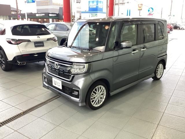 N-BOXカスタム Lターボ 地デジチューナー 衝突軽減ブレーキサポート LEDヘッドライ アイドリングS ターボエンジン PS カーテンエアバック シートヒータ エアバック スマートキープッシュスタート AAC ABS(7枚目)