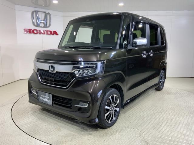 Ｎ－ＢＯＸカスタム Ｇ・Ｌホンダセンシング　地デジＴＶ　整備記録簿　助手席エアバッグ　キーレス　アイドリングＳＴ　セキュリティーアラーム　スマ－トキ－　リアカメラ　ナビＴＶ　ＥＴＣ　前車追従機能　サイドエアバッグ　ＵＳＢ（3枚目）