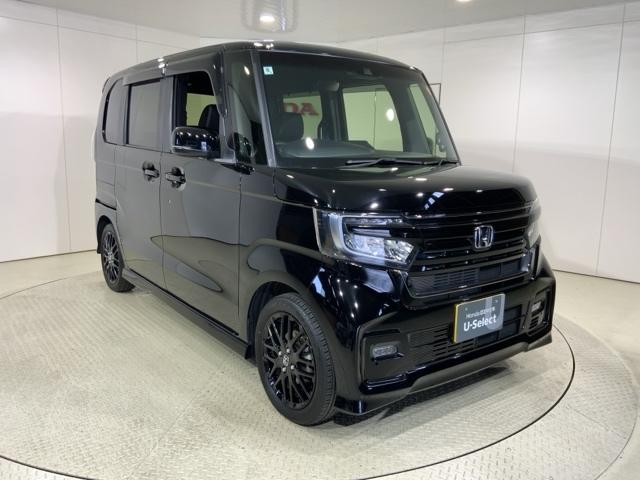 N-BOXカスタム Lターボスタイル+ブラック ターボエンジン スマ-トキ- エアバック 横滑り防止機能 ナビ&TV サイドカーテンエアバック USB接続 クルーズコントロール 助手席エアバッグ 地デジ LEDライト(9枚目)