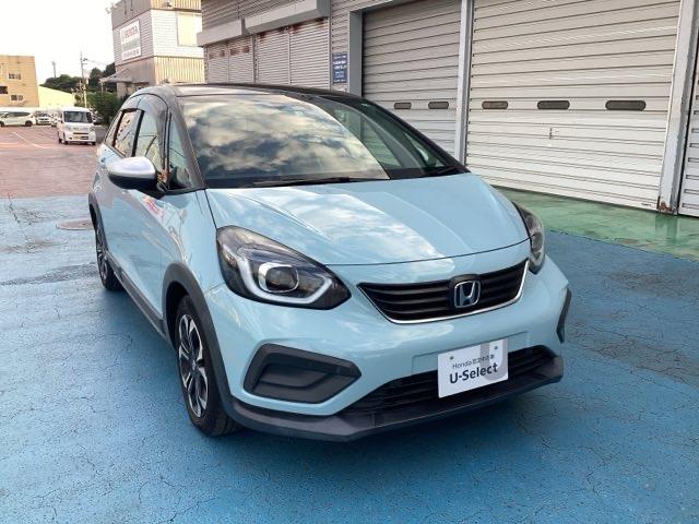 フィット クロスター パーキングセンサー 地デジ Bカメ スマートキ ナビTV Aストップ カーテンエアバッグ クルーズコントロール オートエアコン パワステ 記録簿 Dレコ LEDライト ETC VSA(6枚目)