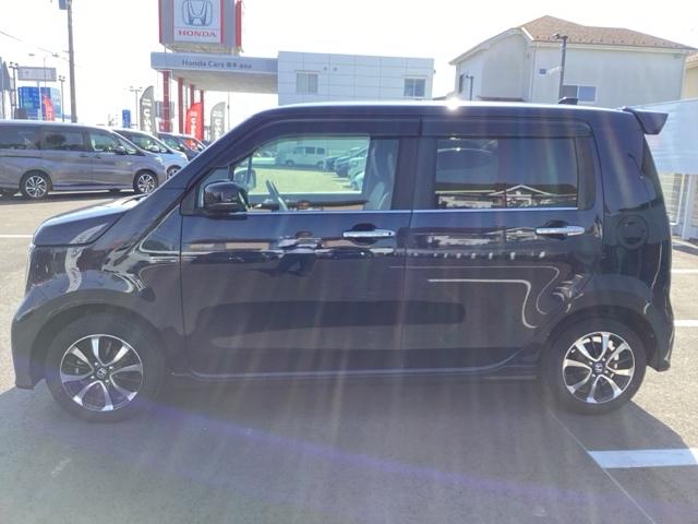 N-WGNカスタム L キーレス カーテンエアバッグ LEDヘッド VSA 記録簿 Rカメラ フルセグ コーナーセンサー 衝突被害軽減ブレーキ オートエアコン クルコン スマートキー パワステ シートヒーター DVD(5枚目)