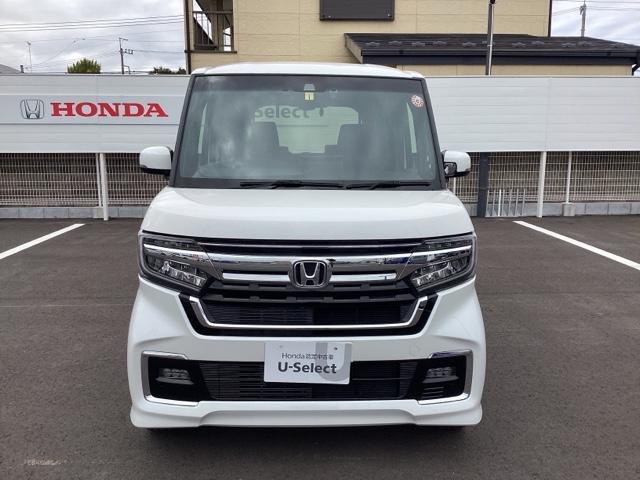 N-BOXカスタム Lターボ 地デジチューナー 衝突軽減ブレーキサポート LEDヘッドライ アイドリングS ターボエンジン PS カーテンエアバック シートヒータ エアバック スマートキープッシュスタート AAC ABS(2枚目)