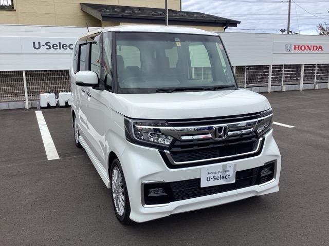 N-BOXカスタム Lターボ 地デジチューナー 衝突軽減ブレーキサポート LEDヘッドライ アイドリングS ターボエンジン PS カーテンエアバック シートヒータ エアバック スマートキープッシュスタート AAC ABS(6枚目)