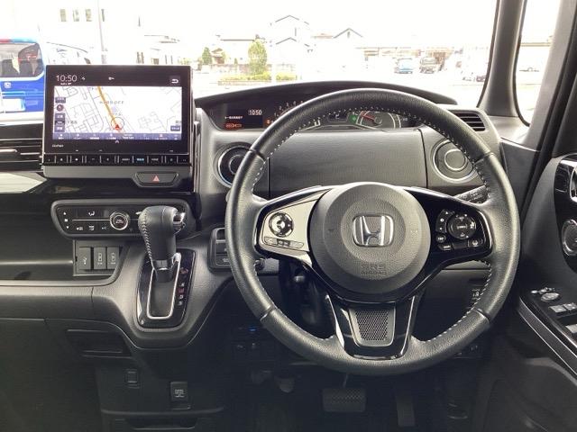 N-BOXカスタム Lターボ 地デジチューナー 衝突軽減ブレーキサポート LEDヘッドライ アイドリングS ターボエンジン PS カーテンエアバック シートヒータ エアバック スマートキープッシュスタート AAC ABS(15枚目)