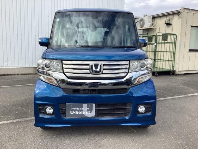 N-BOXカスタム 2トーンカラースタイルG・Aパッケージ ワンセグ 盗難防止装置 ESC スマートキープッシュスタート サイドエアバッグ オートエアコン アイドリングストップ キーフリー ベンチシート ABS DVD(2枚目)