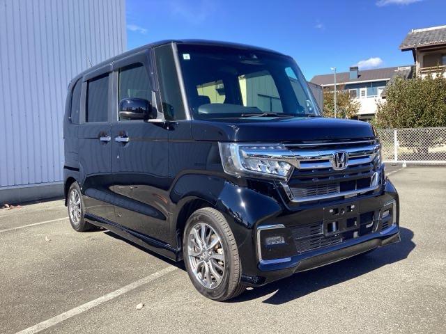 N-BOXカスタム G・Lターボホンダセンシング Bモニタ クルーズコントロール ナビTV キーレスエントリー VSA ベンチS LEDランプ 助手席エアバック ターボモデル ワンセグテレビ PW サイドSRS PS(9枚目)