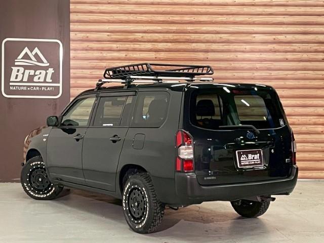 プロボックス ハイブリッドＦ　１４ＡＷ　パンドラ　デザートテック　ＬＣ８　トーヨー　オープンカントリーＲ／Ｔ　ヘッドライトカバー　テールカバー　Ｂｒａｔオリジナルブルバー　リフトアップキット　ルーフラック　ＬＥＤヘッドライト（28枚目）