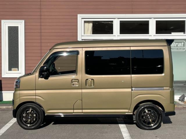 アトレー ＲＳ　マッドクロス１４インチＡＷ　純正マルチレール　純正ユーティリティフック　純正ルーフスポイラー　パナソニック７型メモリーナビ　（ＣＤ／ＤＶＤ／ＢＴ／フルセグＴＶ）室内カーテン　クルコン　バックカメラ（3枚目）