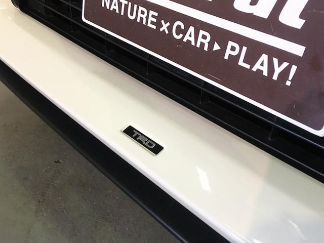 ハイブリッドG 4WD 禁煙車 ワンオーナー トヨタセーフティー TRDフルエアロ ルーフレール 黒革 パワーバックドア レーダークルーズ プリクラッシュ シートヒーター 置くだけ充電 ハンドルヒーター 車線逸脱警報(33枚目)