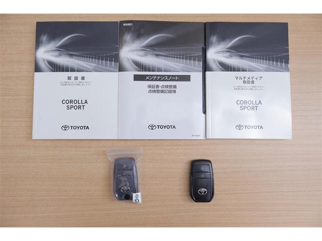 カローラスポーツ ハイブリッドＧ　Ｚ　フルセグ　ミュージックプレイヤー接続可　バックカメラ　衝突被害軽減システム　ＥＴＣ　ドラレコ　ＬＥＤヘッドランプ　記録簿　アイドリングストップ（12枚目）