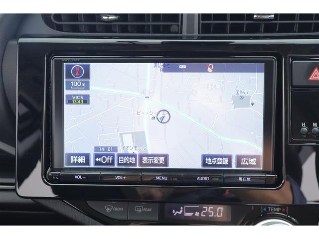 アクア Ｓスタイルブラック　フルセグ　メモリーナビ　ＤＶＤ再生　ミュージックプレイヤー接続可　バックカメラ　衝突被害軽減システム　ＥＴＣ　ドラレコ　記録簿（5枚目）