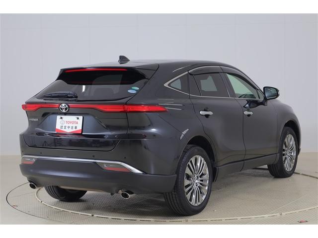 ハリアー Z レザーパッケージ 革シート サンルーフ フルセグ メモリーナビ ミュージックプレイヤー接続可 バックカメラ 衝突被害軽減システム ETC ドラレコ LEDヘッドランプ 記録簿(3枚目)