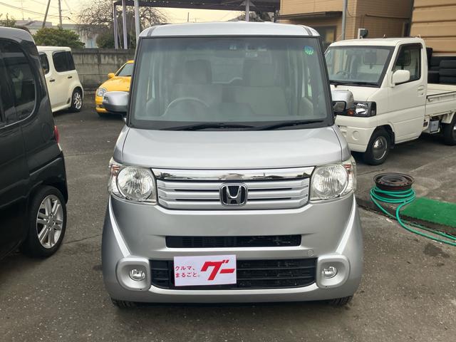 N-BOX+カスタム G・Lパッケージ スマートキー プッシュスタート 両側スライドドア 片側電動スライドドア 純正アルミ スタットレスタイヤ(2枚目)