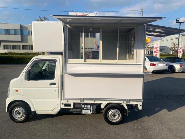 キャリイトラック ＫＣエアコン・パワステ　キッチンカー　移動販売車　新規製作ＢＯＸ　後部架装部未使用（18枚目）