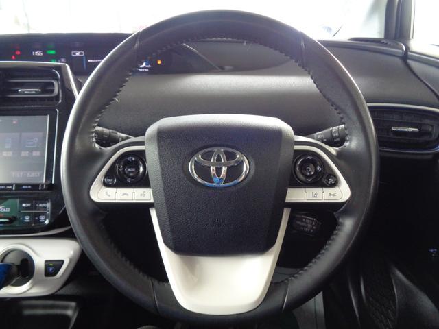 プリウス Sツーリングセレクション 純正大型ナビ TV ETC2.0車載器 バックモニター ブラックレザーシート シートヒーター オートハイビーム レーダークルーズ LEDライト 純正アルミホイール(53枚目)