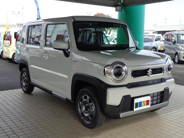 ハスラー ハイブリッドＧ　【届出済未使用車】　メッキフロントグリル、ヘッドランプガーニッシュ　　ファブリックシート表皮　フルオートエアコン　運転席・助手席シートヒーター　１５インチスチールホイール　ウレタンステアリングホイール（5枚目）