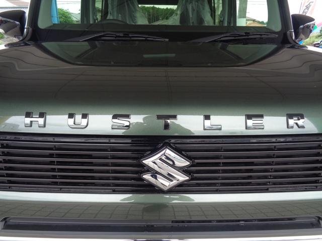 ハスラー タフワイルド　【届出済未使用車】運転席助手席シートヒーター　マイルドハイブリッド　フルオートエアコン（ナノイーＸ搭載）　ＬＥＤフロントフォグランプ　ルーフレール　１５インチアルミホイール　本革巻ステアリングホイール（10枚目）