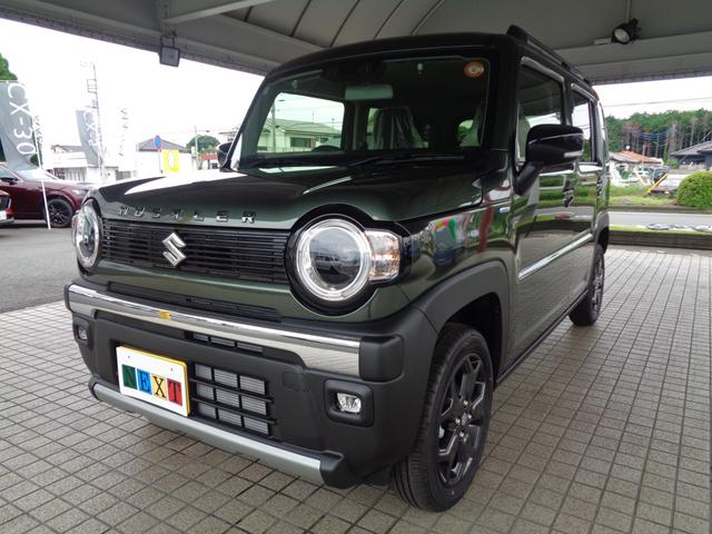 ハスラー タフワイルド　【届出済未使用車】運転席助手席シートヒーター　マイルドハイブリッド　フルオートエアコン（ナノイーＸ搭載）　ＬＥＤフロントフォグランプ　ルーフレール　１５インチアルミホイール　本革巻ステアリングホイール（11枚目）