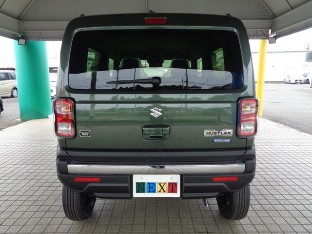 ハスラー タフワイルド　【届出済未使用車】運転席助手席シートヒーター　マイルドハイブリッド　フルオートエアコン（ナノイーＸ搭載）　ＬＥＤフロントフォグランプ　ルーフレール　１５インチアルミホイール　本革巻ステアリングホイール（15枚目）