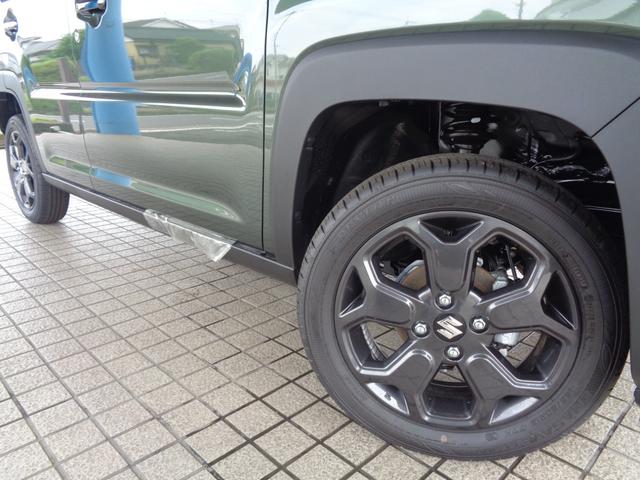 ハスラー タフワイルド　【届出済未使用車】運転席助手席シートヒーター　マイルドハイブリッド　フルオートエアコン（ナノイーＸ搭載）　ＬＥＤフロントフォグランプ　ルーフレール　１５インチアルミホイール　本革巻ステアリングホイール（22枚目）