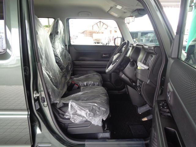 ハスラー タフワイルド　【届出済未使用車】運転席助手席シートヒーター　マイルドハイブリッド　フルオートエアコン（ナノイーＸ搭載）　ＬＥＤフロントフォグランプ　ルーフレール　１５インチアルミホイール　本革巻ステアリングホイール（50枚目）