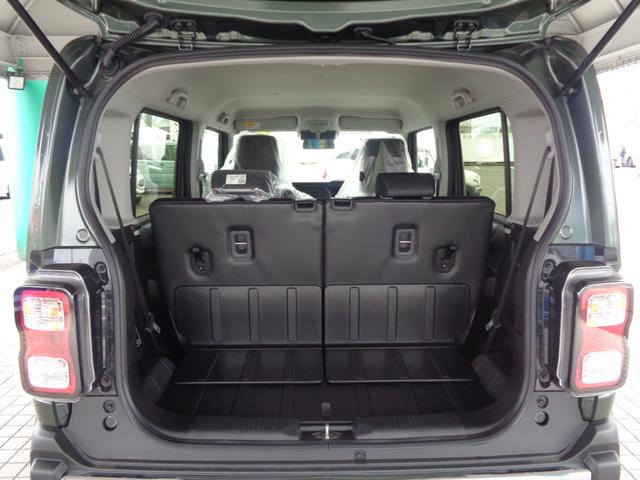 ハスラー タフワイルド　【届出済未使用車】運転席助手席シートヒーター　マイルドハイブリッド　フルオートエアコン（ナノイーＸ搭載）　ＬＥＤフロントフォグランプ　ルーフレール　１５インチアルミホイール　本革巻ステアリングホイール（51枚目）